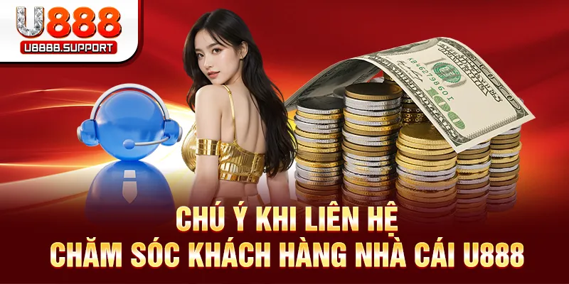 Chú ý khi liên hệ chăm sóc khách hàng nhà cái U888