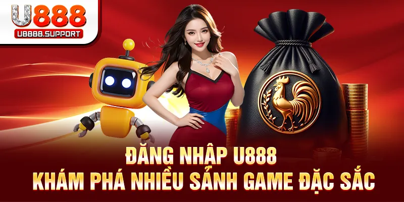 Đăng nhập U888 khám phá nhiều sảnh game đặc sắc